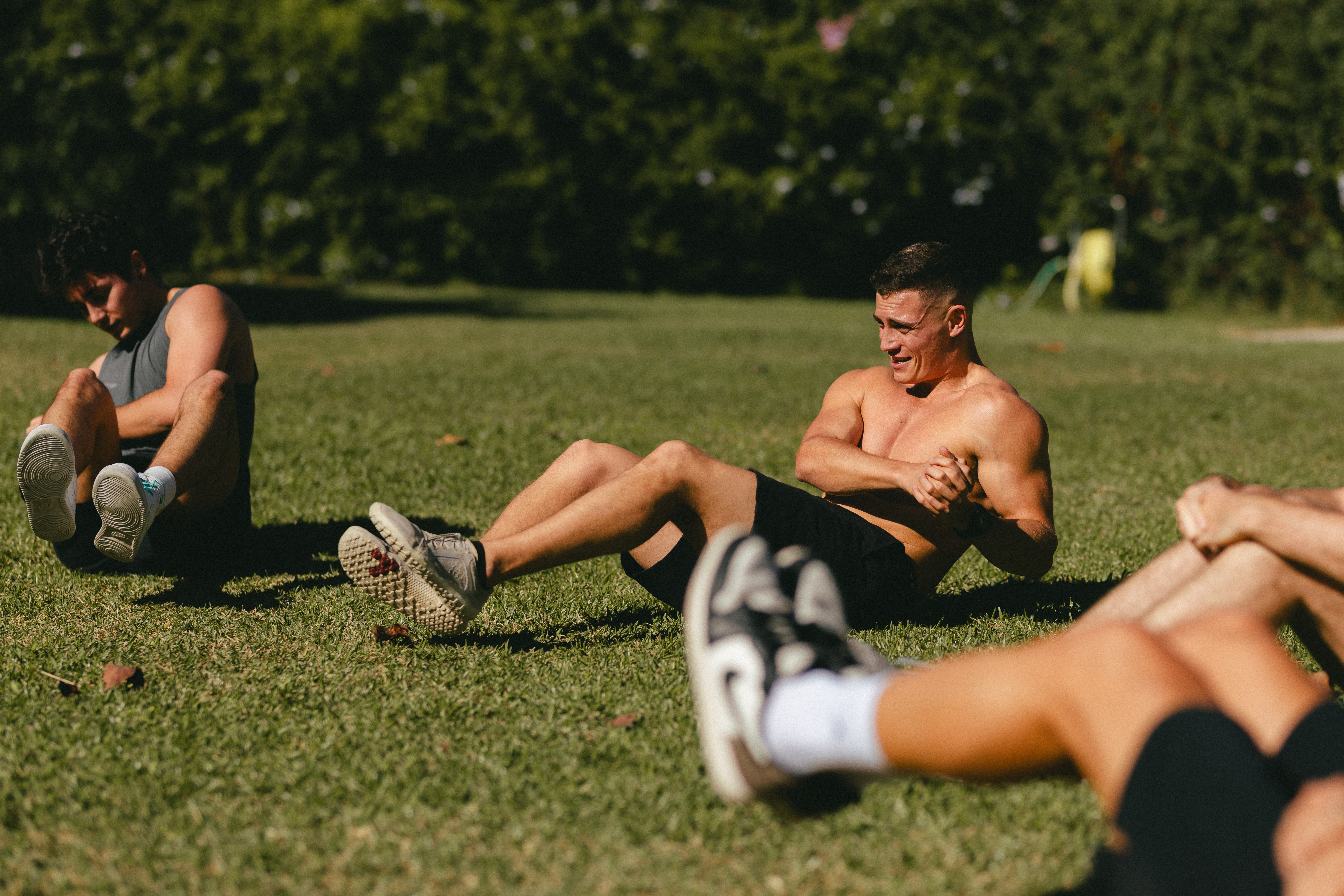 Men connecting at Higher Realms